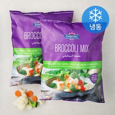 [쿠팡수입] 엠보그 브로콜리 믹스 (냉동), 750g, 2입