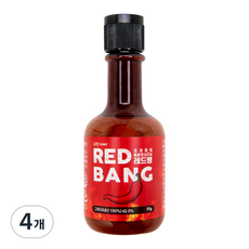 요릿 매운맛시즈닝 레드뱅, 50g, 4개
