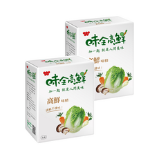 味全 高鮮味精 500g, 嚴選台灣契作蔬果原料製作, 原料通過農殘檢驗, 獨家日本造粒技術, 2盒