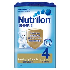 Nutrilon 諾優能 金版兒童成長配方 4號, 3-7歲適用, 含益生元組合和DHA成分, 900g, 1罐