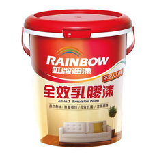 RAINBOW 虹牌油漆 458 全效乳膠漆 平光, All-in-1 Emulsion Paint, 自然無味/無毒環保/長效抗菌/塗膜細緻, 曖昧粉紅, 1桶