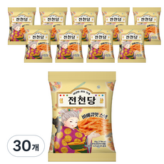 에이스엠앤티 전천당 바베큐맛 스낵, 80g, 30개