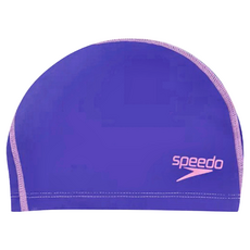 Speedo 兒童泳帽 Pace Long Hair, 粉紫色, 1個