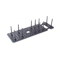 Mega 可伸縮抽屜分隔萬用置物架, 40-54 x 15 x 10公分, 黑色, 1個