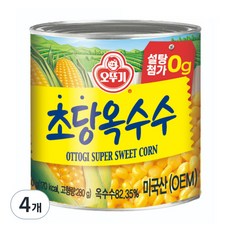 오뚜기 스위트콘340g 오뚜기 수퍼 스위트콘 초당옥수수 340g 4개