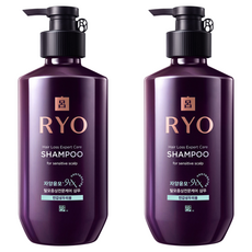 RYO 呂 9EX滋養韌髮洗髮精 敏感頭皮適用, 400ml, 2瓶