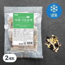 바다원 간편 국물용팩 야채, 90g, 2세트