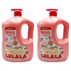 嚕啦啦 沐浴乳 玫瑰香氛, 99%抗菌, 1.85kg, 2瓶