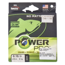 POWER PRO 釣線，SHIMANO PP 300W，10磅=1.5號白色布線，0.15 mm 275 m 9 kg, 300碼(275000 x 0.15mm), 白色, 1捲