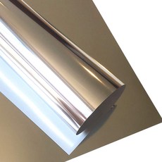 抗UV隔熱防曬防窺玻璃貼膜 90x110cm 金箔銀, 金鉑銀, 1個