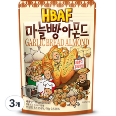 바프 마늘빵 아몬드, 120g, 3개