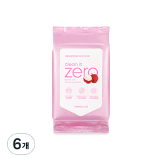바닐라코 클린 잇 제로 리치 비타 클렌징 티슈, 30개입, 6개
