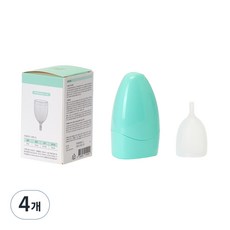 태진실리콘 생리컵 S 25ml, 4개, 1개입