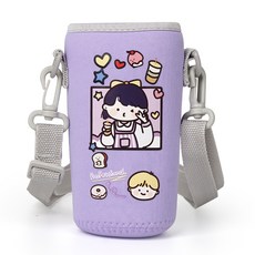  위즐 물병 텀블러 파우치 가방 라벤더 1개  상품 이미지