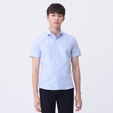 마인드브릿지 PC 멀티체크 와이드 반팔 드레스셔츠 MUDS3187