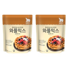 Dhflour 鬆餅粉 1kg, 2個