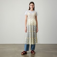 JUCY JUDY 針織背心蕾絲連身裙 JYOP325I