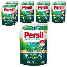 Persil 寶瀅 深層酵解洗衣凝露 補充包, 99%以上有效除菌, 1.5L, 6包