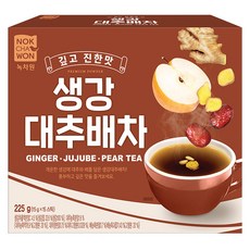 녹차원 생강대추배차, 15g, 15개입, 1개 15g, 1박스