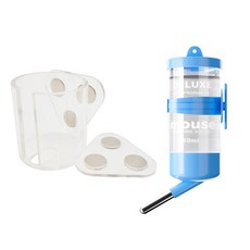 자석 아크릴 거치대 + 볼급수기 세트 80ml, Blue, 1세트