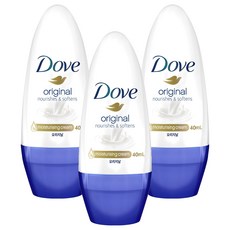 Dove 多芬 止汗滾珠型體香劑 原味, 3條, 40ml