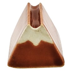 六魯Blut's 美濃燒 赤富士 筷架, 3.5x2.3xH1.8cm, 日本產, 1個