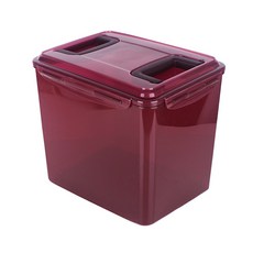 제오닉 나누담 투핸들 김치통 반투명 와인색, 16L, 1개