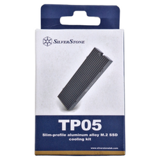 SILVERSTONE 銀欣科技 TP05 超薄鋁合金 M.2 SSD 固態硬碟散熱器套件, 1個