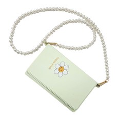 雛菊印花錢包, 綠色, 1組