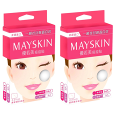 MAYSKIN 優若美 隱形痘痘貼 薄透24個 + 吸收9個, 33個, 2盒