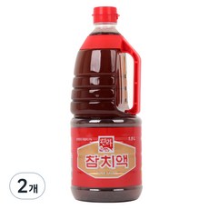 한라 참치액, 1.5L, 2개