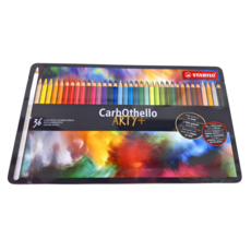 STABILO 思筆樂 CarbOthello 奧賽樂水性粉彩筆, 36色入, 36色, 1盒