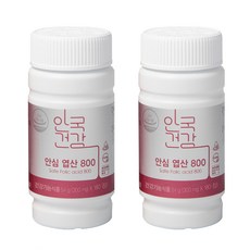 안국건강 안심엽산 800 영양제, 2개, 54g