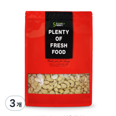 서래푸드 생 캐슈넛, 500g, 3개