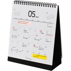 아이씨엘디자인 Desk Calendar 2024, black, 1개