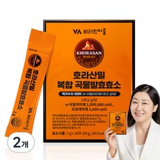 비타민마을 100만 역가수치 호라산밀 복합 곡물발효효소 30p, 2g, 2개