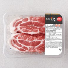 농협안심한돈 목살 구이용 (냉장), 600g, 1개