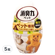 ST 雞仔牌 部屋消臭力 花香 除寵物異味 強力消臭 寵物專用, 400ml, 5瓶