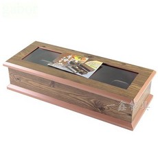 貝印 Kai 韓製木紋餐具盒 W013 韓國製造 木質餐具收納盒 筷子收納盒 湯匙收納盒, 1個