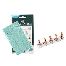 FABER-CASTELL 輝柏 美甲凝膠 90入+指甲貼底座 玫瑰金, 混色, 1套