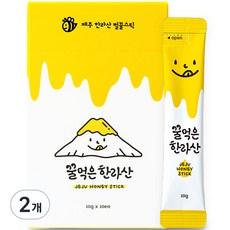 꿀먹은 한라산 사양벌꿀 스틱 10p, 100g, 2개