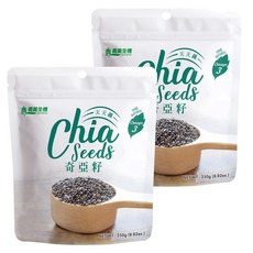 義美生機 奇亞籽, 富含Omega-3和膳食纖維, 促進腸道蠕動, 百搭吃法, 250g, 2包