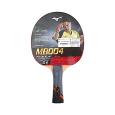 美津濃MIZUNO 桌球拍 fl 紅灰 83gtt16009，人體工學握柄設計，輕量化靈活揮拍, 1支