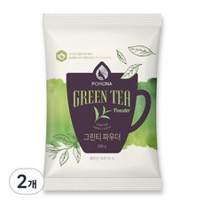 포모나 그린티 파우더, 500g, 1개입, 2개