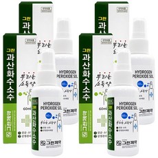 그린제약 과산화수소수 스프레이, 4개 4개입