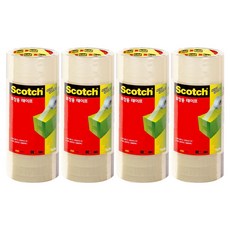 스카치 포장용 박스테이프 48mm x 40m 5롤, 4개
