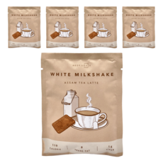 BODY GOALS 白奶昔 阿薩姆紅茶拿鐵，110卡路里，零反式脂肪，5克纖維, 30g, 5包