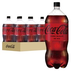 Coca-Cola 可口可樂 Zero,2公升大容量30瓶箱裝，暢飲無負擔，享受清涼暢快, 2L, 30瓶