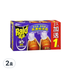 雷達 Raid 煙霧殺蟲劑 Set, 高濃縮速殺 2入 加送 1入, 3入, 2盒