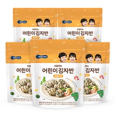 베베쿡 처음먹는 어린이 김자반 25g, 5개, 해물야채